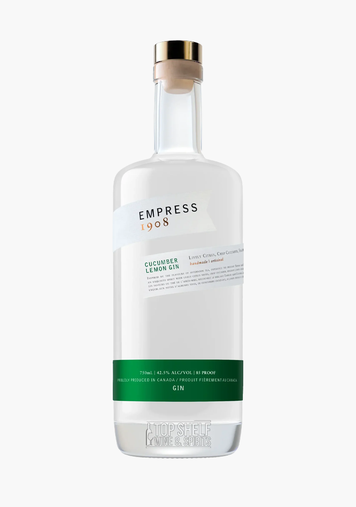 Victoria DIstillers Empress 1908 Cucumber Lemon Gin – Willow Park Wines ...