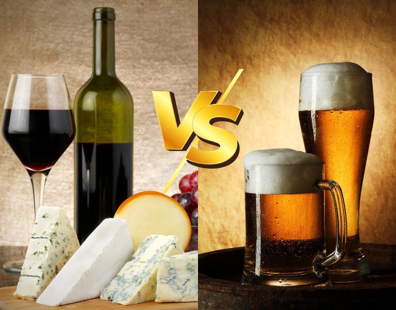 Cheese Pairings: Wine vs Beer