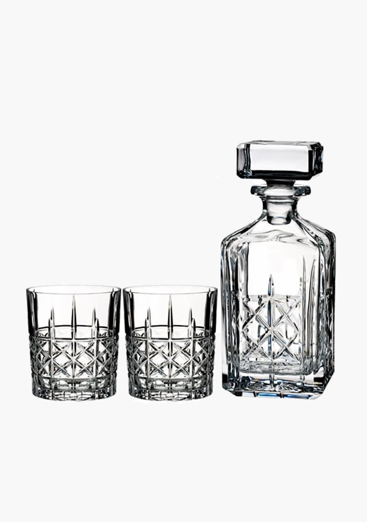 Waterford Marquis Brady Decanter & Old Fashioned - 3 Piece Set