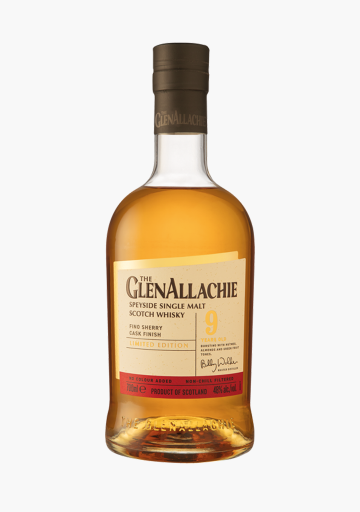 GlenAllachie Speyside Single Malt 9Yr  Fino Sherry Cask